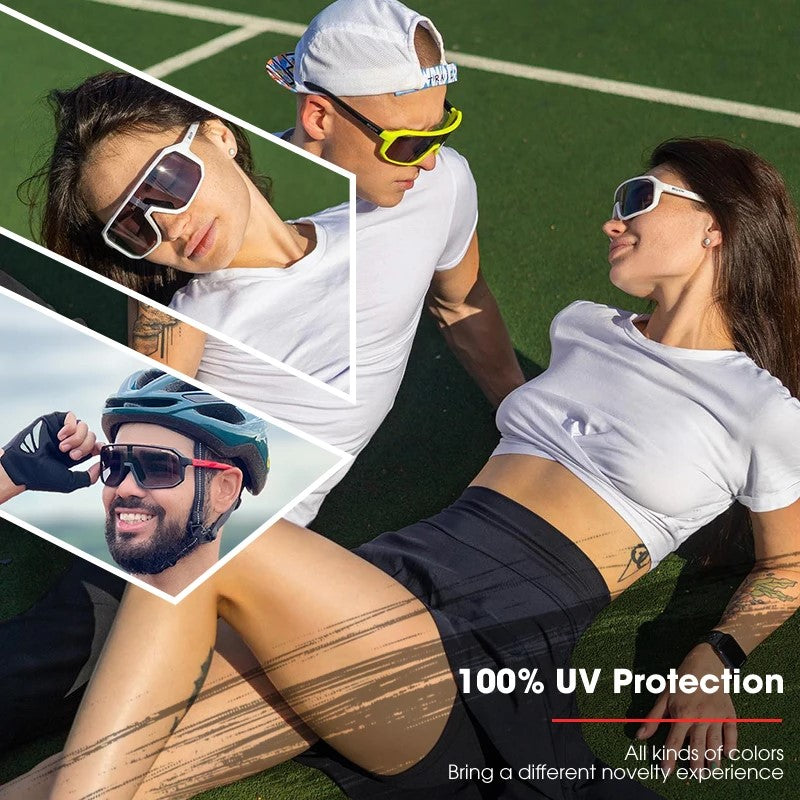 SCVCN Lentes fotocromáticos para ciclismo, lentes de sol deportivas para exteriores, bicicleta, correr, pesca, MTB - OFERTA SEGUNDA UNIDAD CON 50% DE DESCUENTO