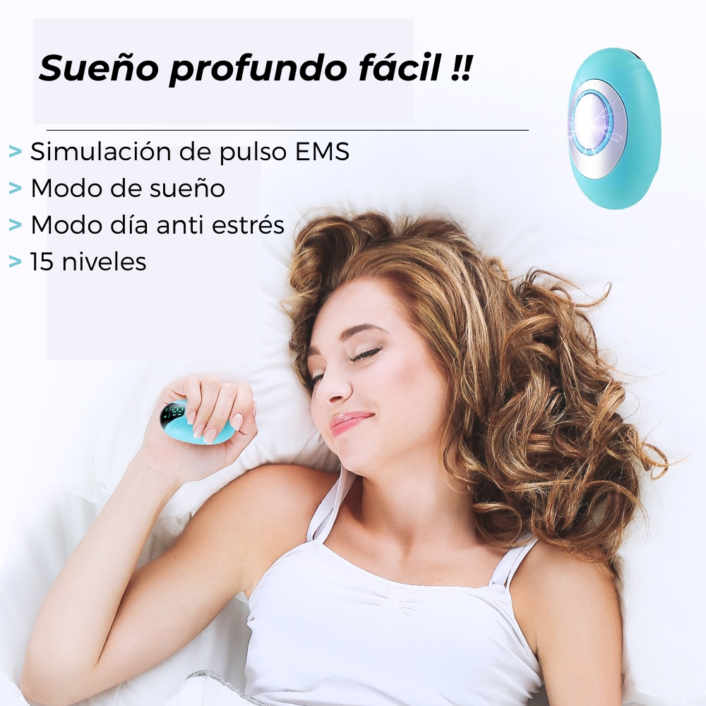 Dispositivo de ayuda para dormir, reduce el estrés y mejora la calidad del sueño