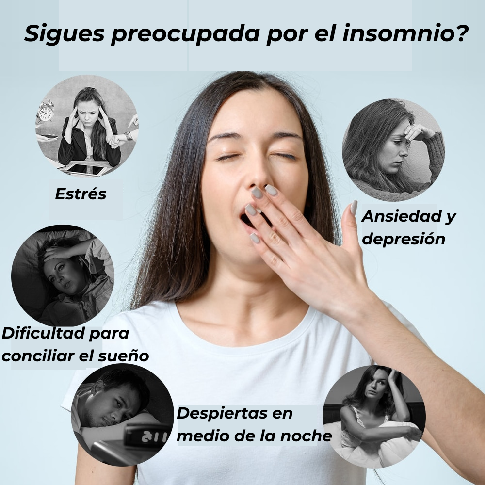 Dispositivo de ayuda para dormir, reduce el estrés y mejora la calidad del sueño