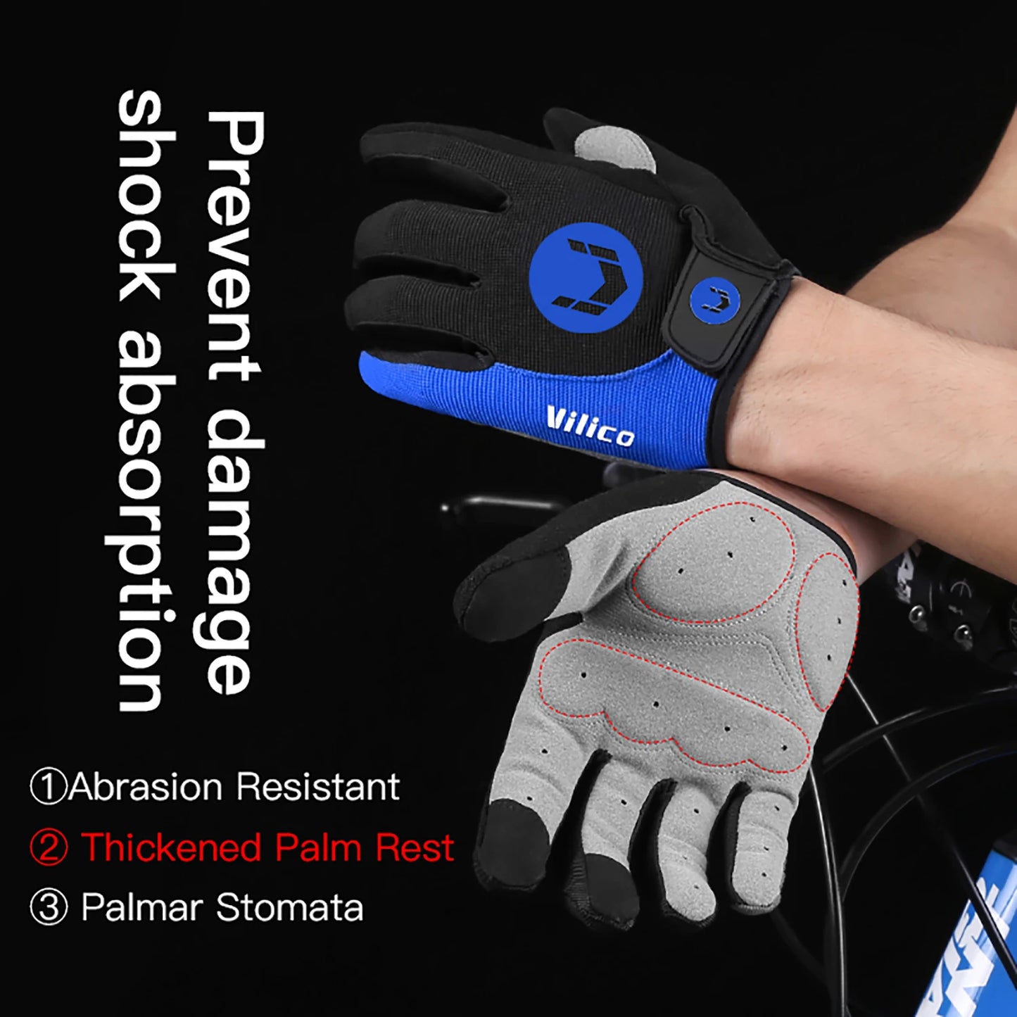 Guantes de Ciclismo, Running, Senderismo, Trekking y otros deportes al aire libre