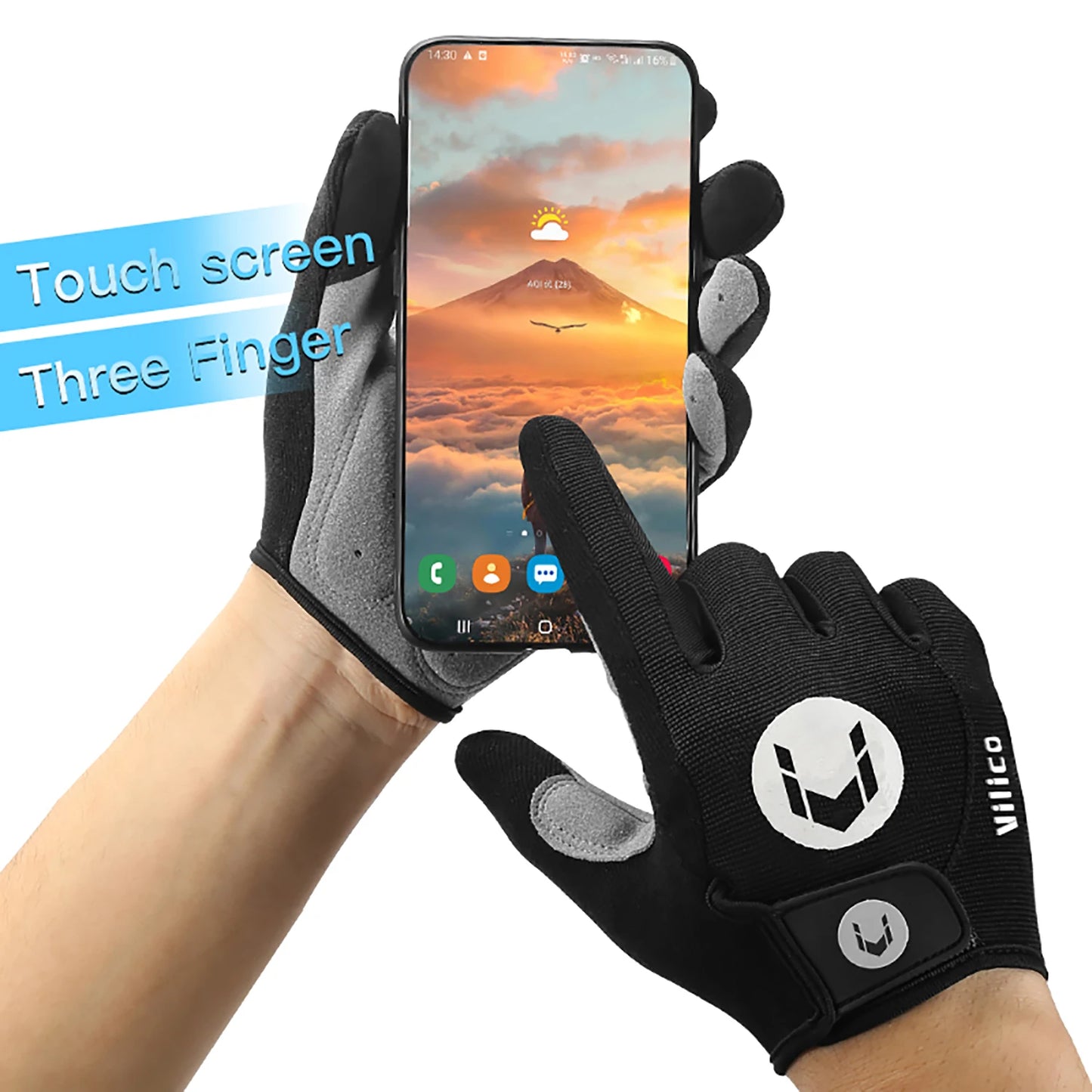 Guantes de Ciclismo, Running, Senderismo, Trekking y otros deportes al aire libre