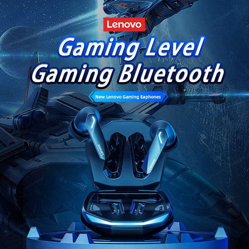 100% original Audífonos Inalámbricos Gamer Lenovo Thinkplus Gm2 Pro HD Call Dual Mode Gaming Headset With Mic