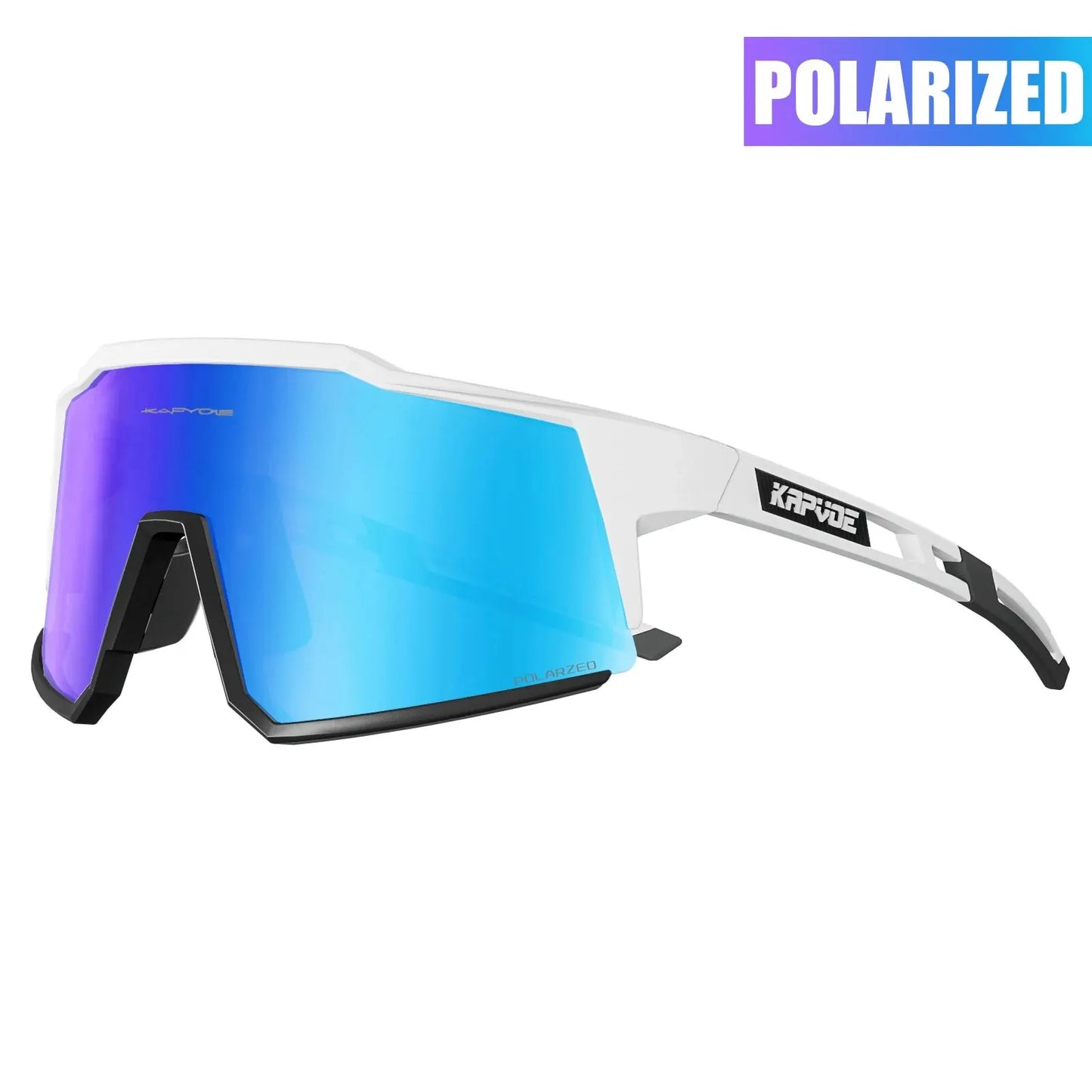 Lentes Kapvoe protección UV400, polarizadas para ciclismo de montaña, ciclismo carretera, running, Trekking , Padel, deportes al aire libre para hombre y mujer