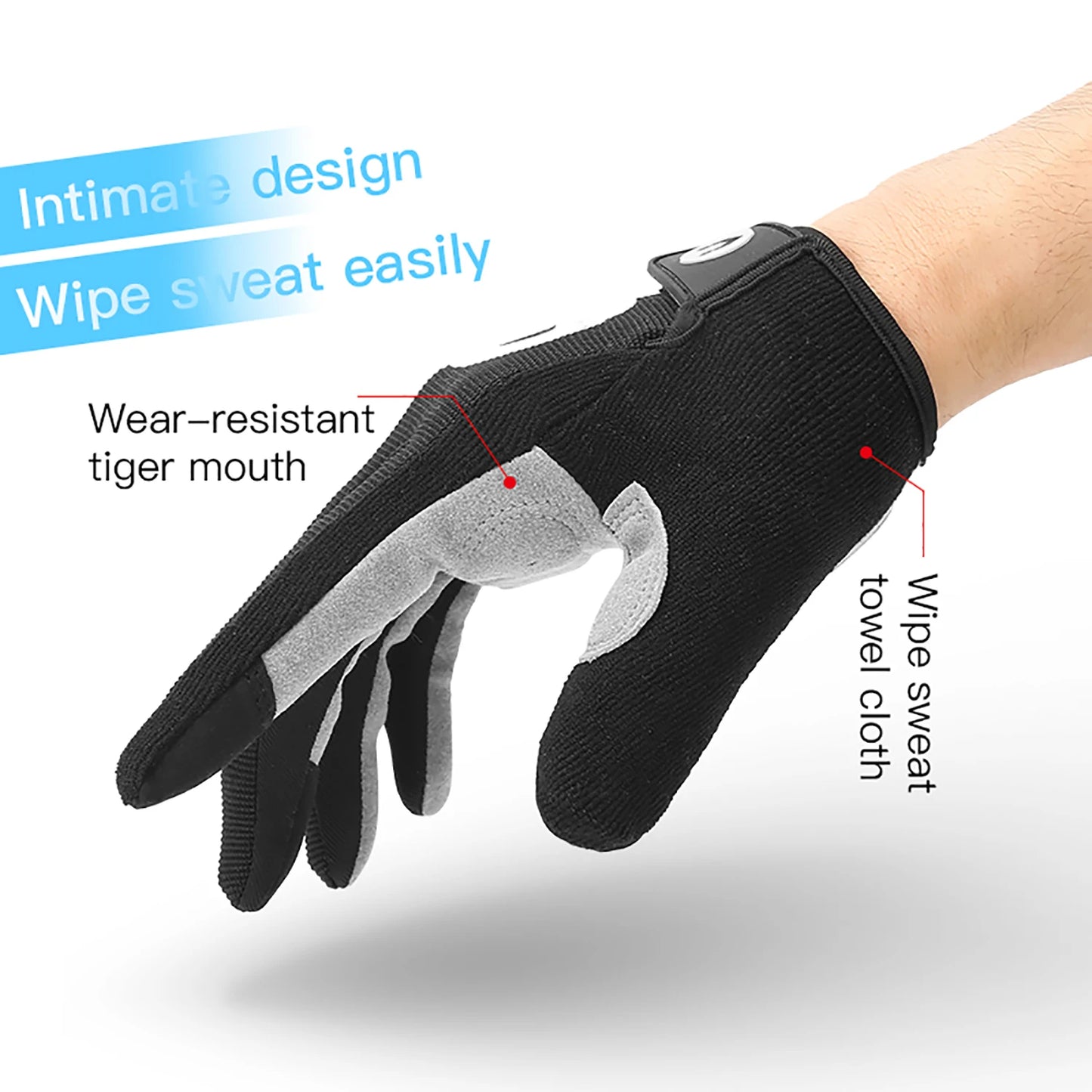 Guantes de Ciclismo, Running, Senderismo, Trekking y otros deportes al aire libre
