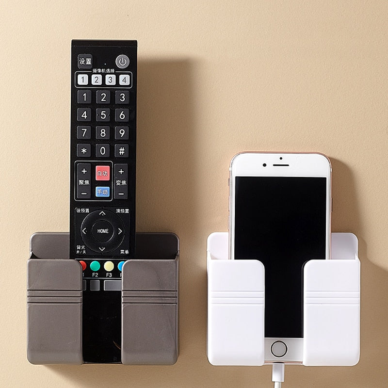 Soporte de Pared Adhesivo para celular y control remoto, 4 unidades