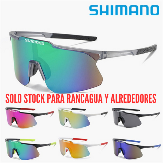 Nuevos Lentes de Sol SHIMANO para hombres y mujeres al aire libre Anti-ultravioleta UV400 gafas de montar 7 colores