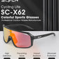 Lentes de sol SCVCN , para hombre y mujer protección UV400 - Ciclismo de montaña o de carretera, Running, Padel, Trekking, Esqui, Pesca, Golf, deportes al aire libre.