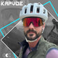 Kapvoe Lentes profesionales de sol polarizadas para ciclismo de montaña, ciclismo carretera, running, Padel, deportes al aire libre para hombre y mujer